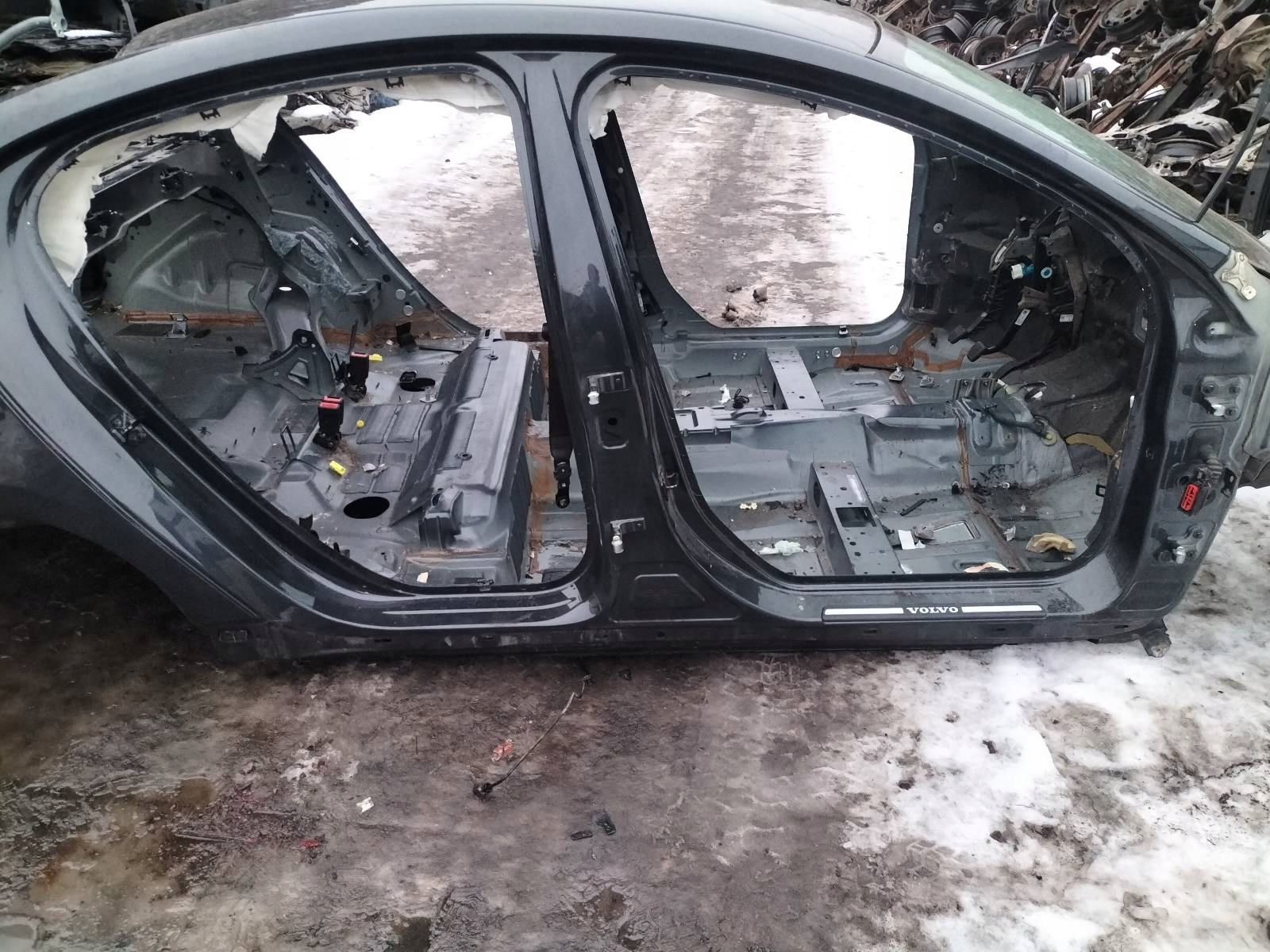 threshold right + pillar central VOLVO S60 II 492-46