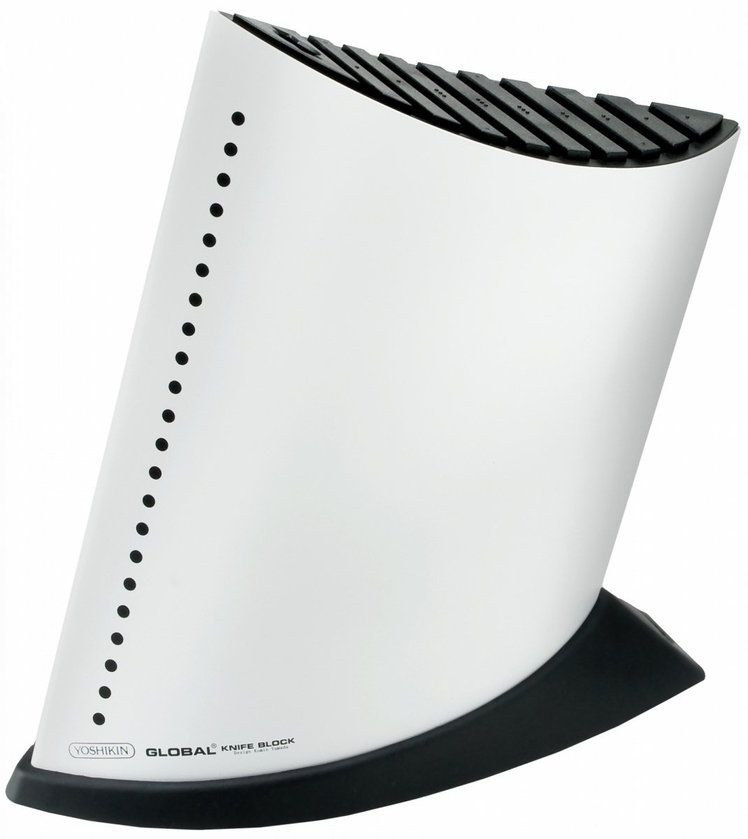 Blok na 9 nožov v tvare plachetnice – biely Global