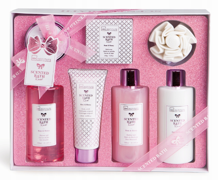 SCENTED BATH ROSE ZESTAW RÓŻOWY DUŻY RÓŻA&MIÓD 10064251852 Allegro.pl