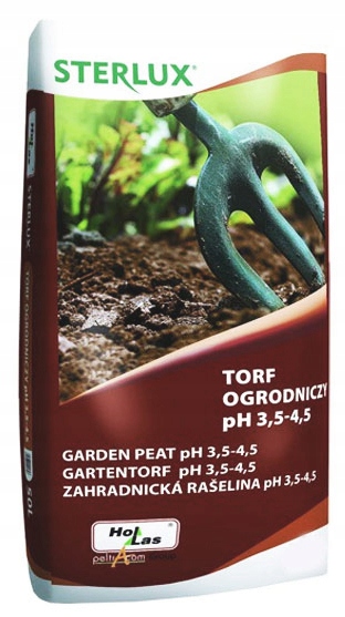 

Torf Ogrodniczy Ph 3,5-4,5 20L Sterlux Kwaśny