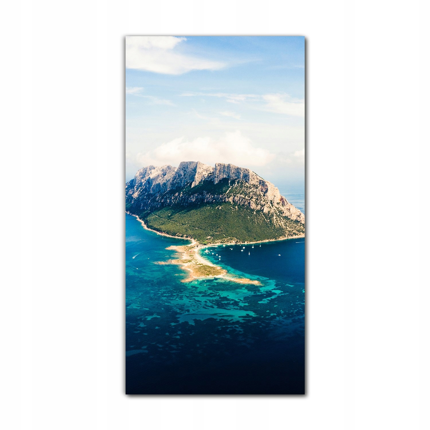 

Foto-obraz na szkle nowoczesny 70x140 Wyspa góry