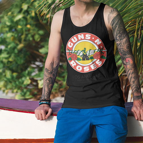 TANK TOP HORROR/ROCK GUNS N 989 BULLET Marka inna