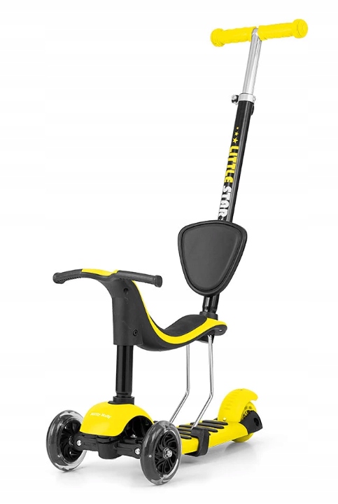 Milly Mally Scooter Little Star 3w1 jeździk rower hulajnoga-Zdjęcie-0