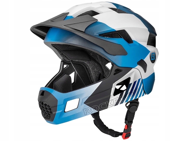 Kask rowerowy Rockbros TS-61 10110061001 Niebieski Full Face dla Dzieci (s)