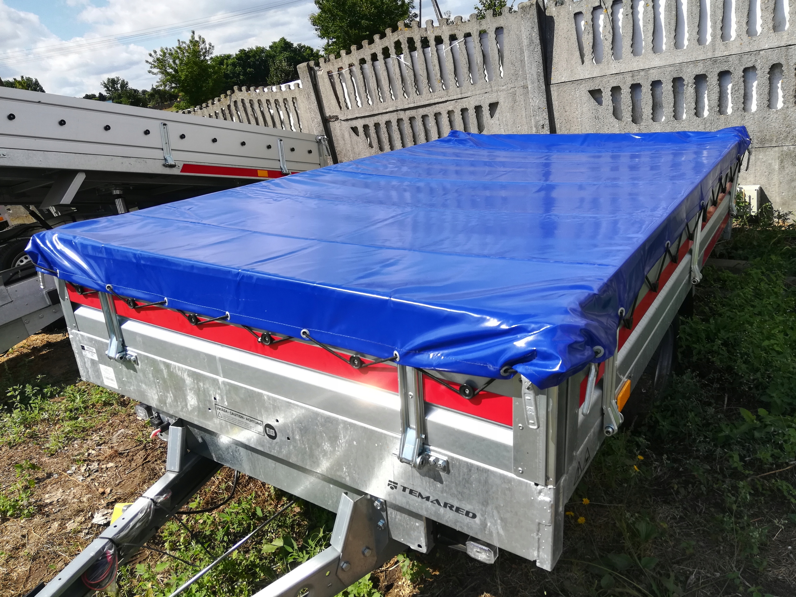 PLANDEKA PLASKA POKROWIEC TIPPER 2515 650g m2