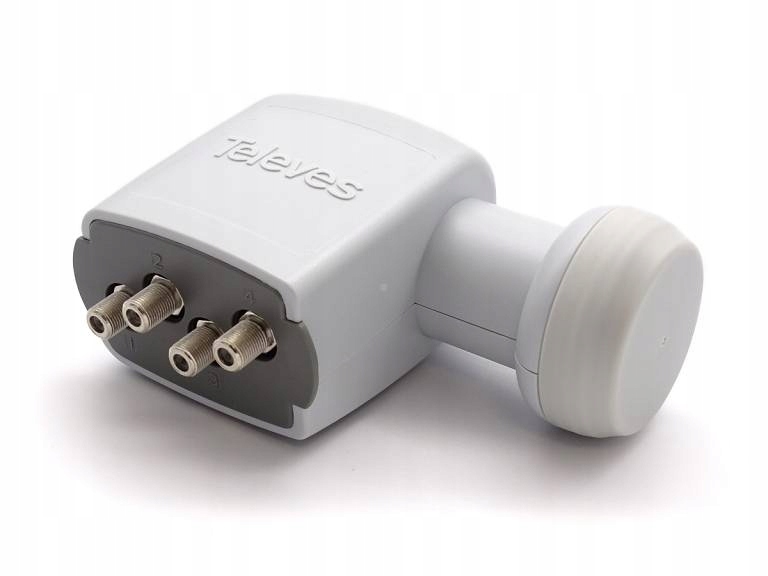 Konwerter SAT Quad TELEVES HD 4K 8K ref. 747202 Grey