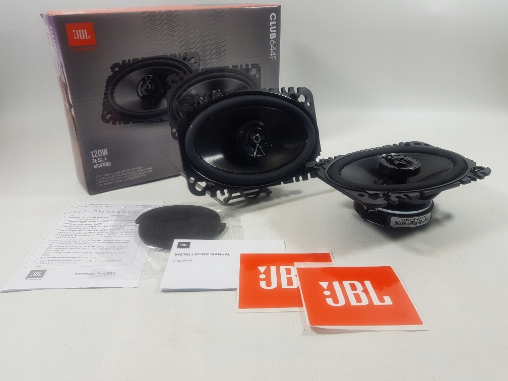 GŁOŚNIKI WSPÓŁOSIOWE - JBL CLUB 644F 120W / 40W RMS - DWUDROŻNE / 4x6 cali