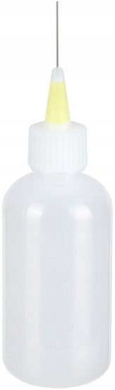 

Butelka zakończona igłą do topników i Ipa 10ml
