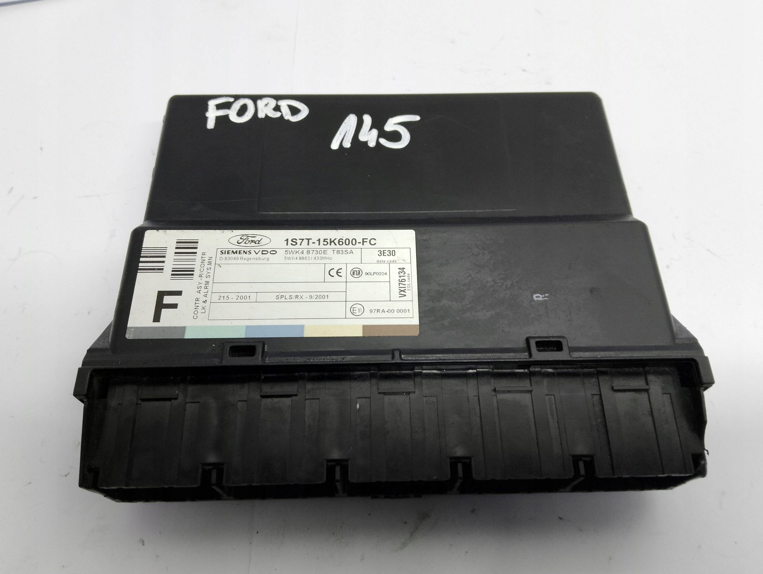 Unité commande confort Ford 1S7T15K600FC 5WK48730ET83SA