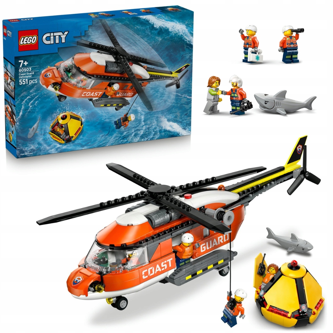 Lego 60503 City Helikoptéra pobřežní stráže