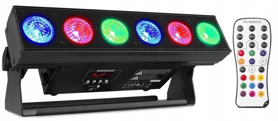 BELKA LISTWA LED BAR ULTRAFIOLET RGBAW UV 6w1 Model BBB612