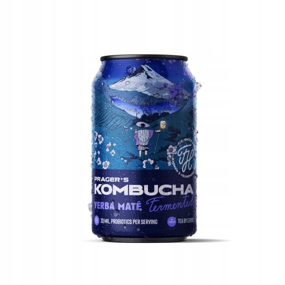 Prager's Yerba Mate Kombucha