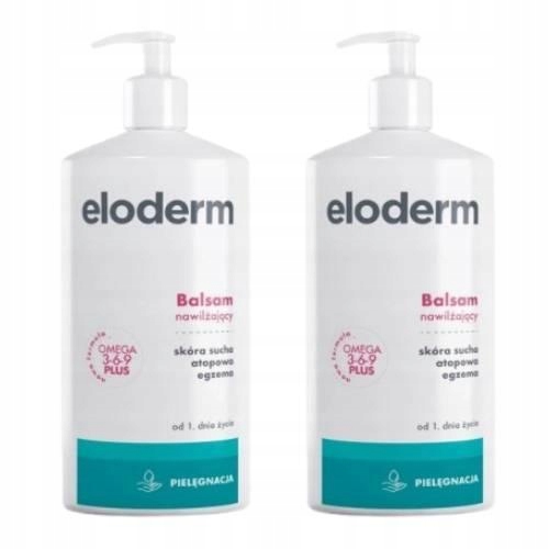Zestaw Eloderm Balsam nawilżający skora atopowa 2x 400 ml