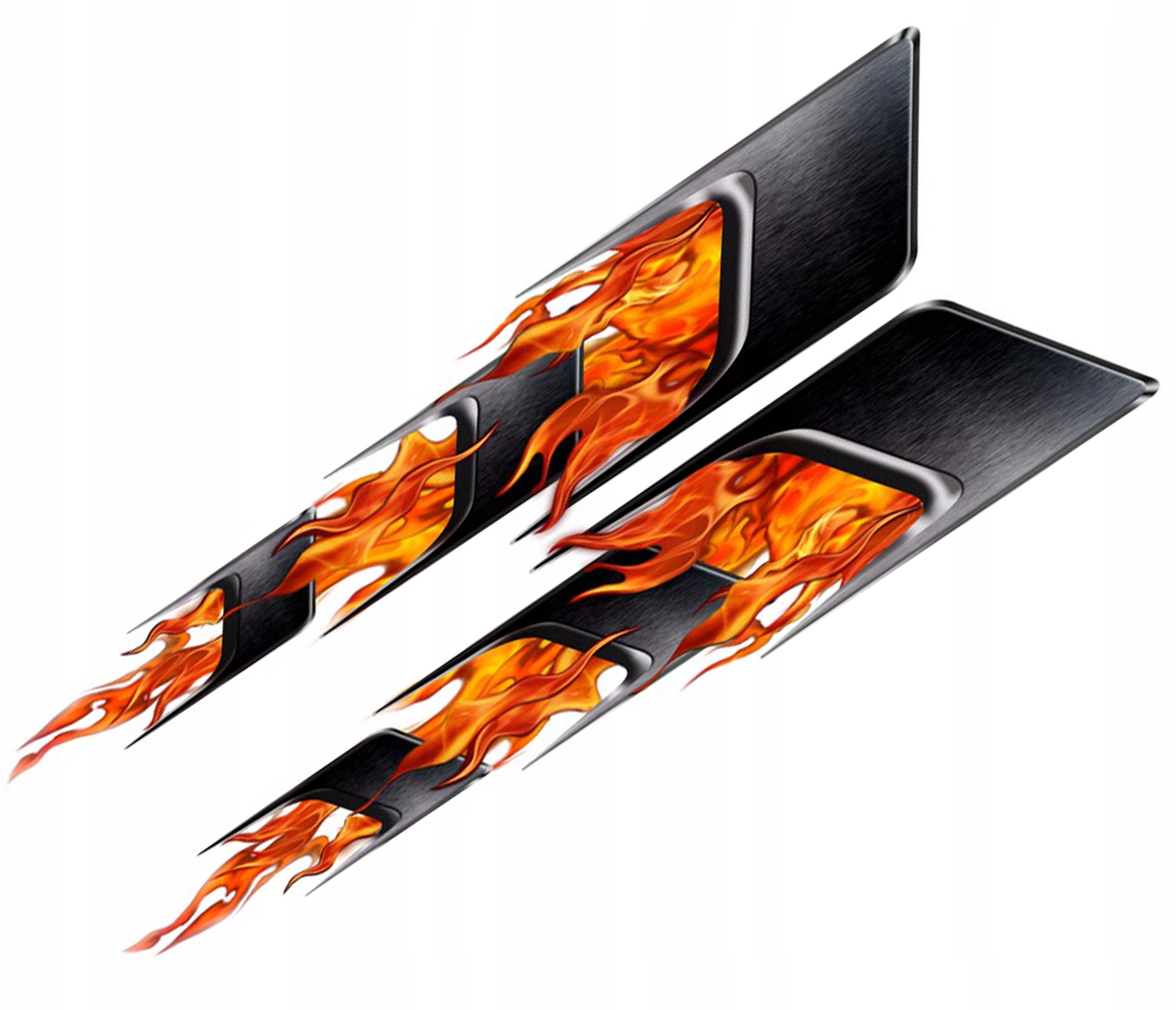 

Naklejka Naklejki Pasy Płomienie Z Wylotów Red Uv