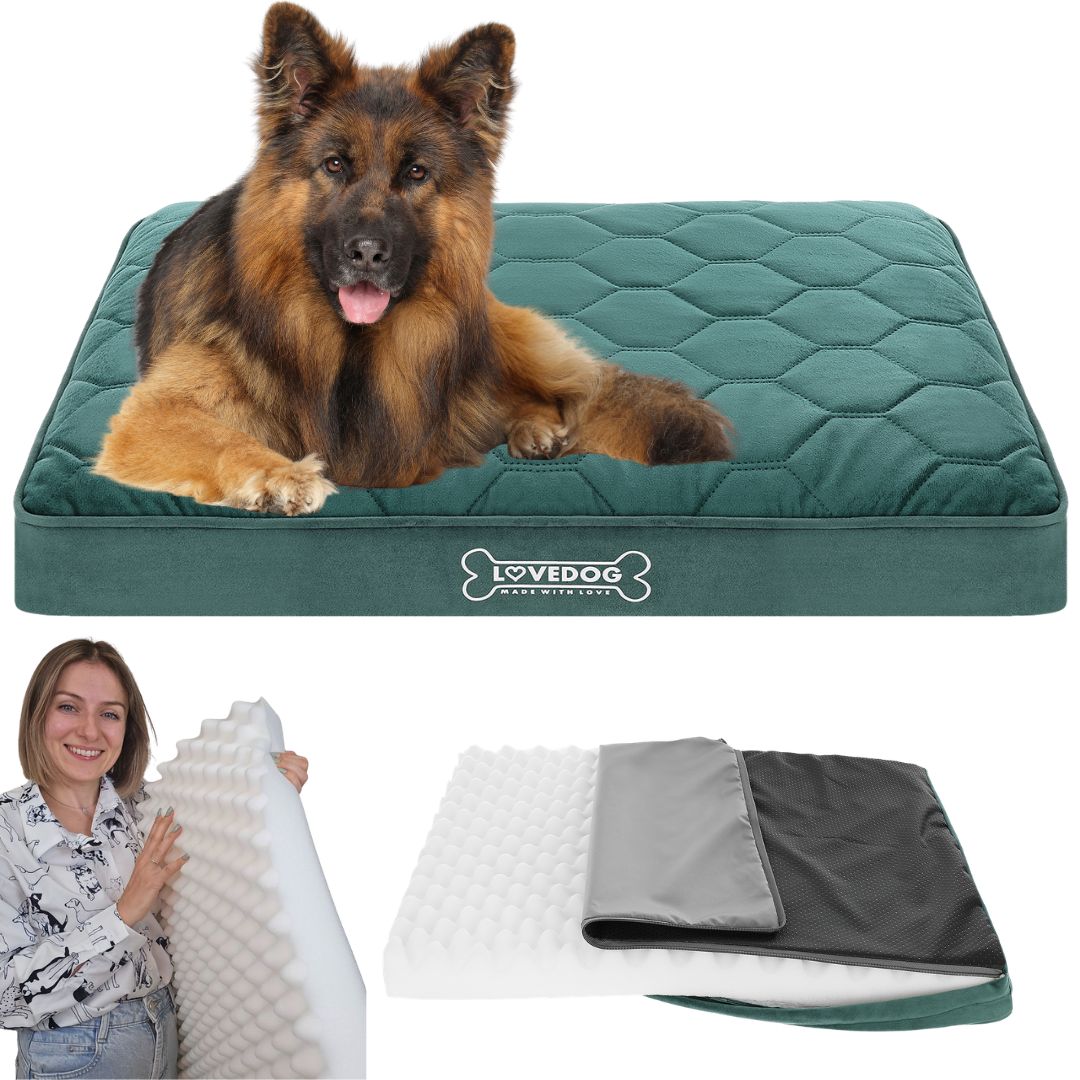 Pelíšek Matrace pro psa Pik XXL 120x90 Potah Pěna Egg