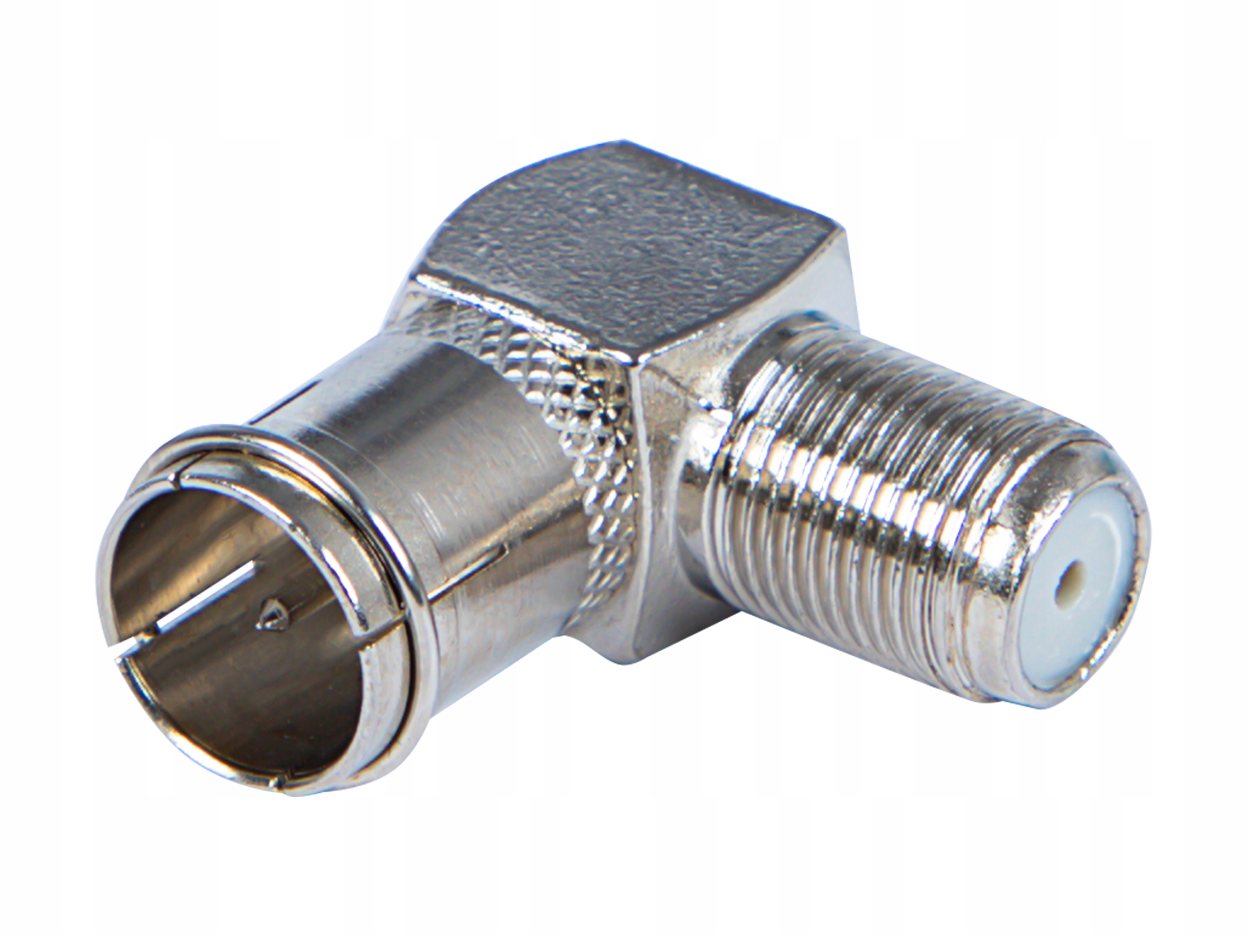 GNIAZDO ANTENOWE WTYK SAT F KĄTOWY SZYBKA Fka