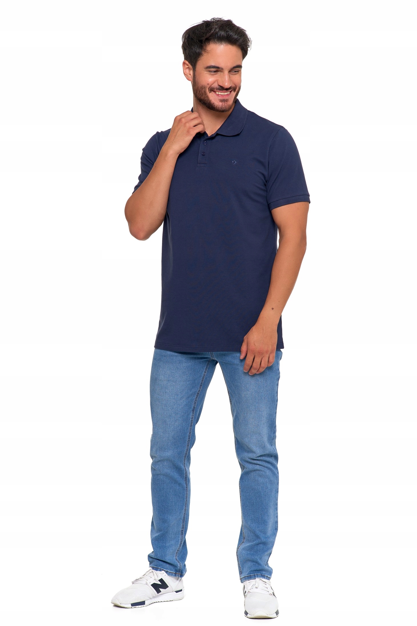 ELEGANCKA KOSZULKA POLO MĘSKA BAWEŁNIANA PREMIUM LINE KRÓTKI RĘKAW MORAJ XL Wzór dominujący bez wzoru