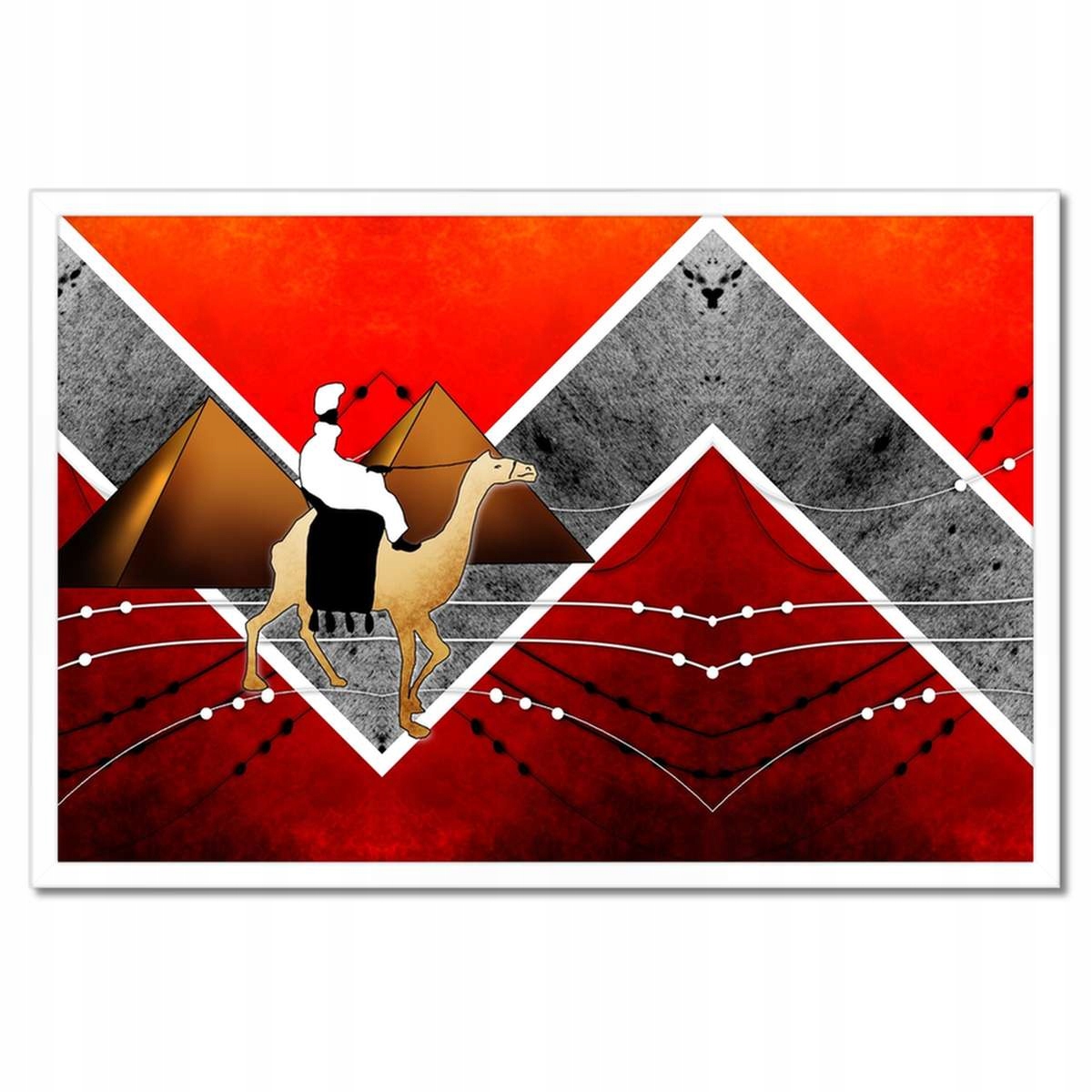 Plakáty v rámu 60x40 Jízda Velbloud