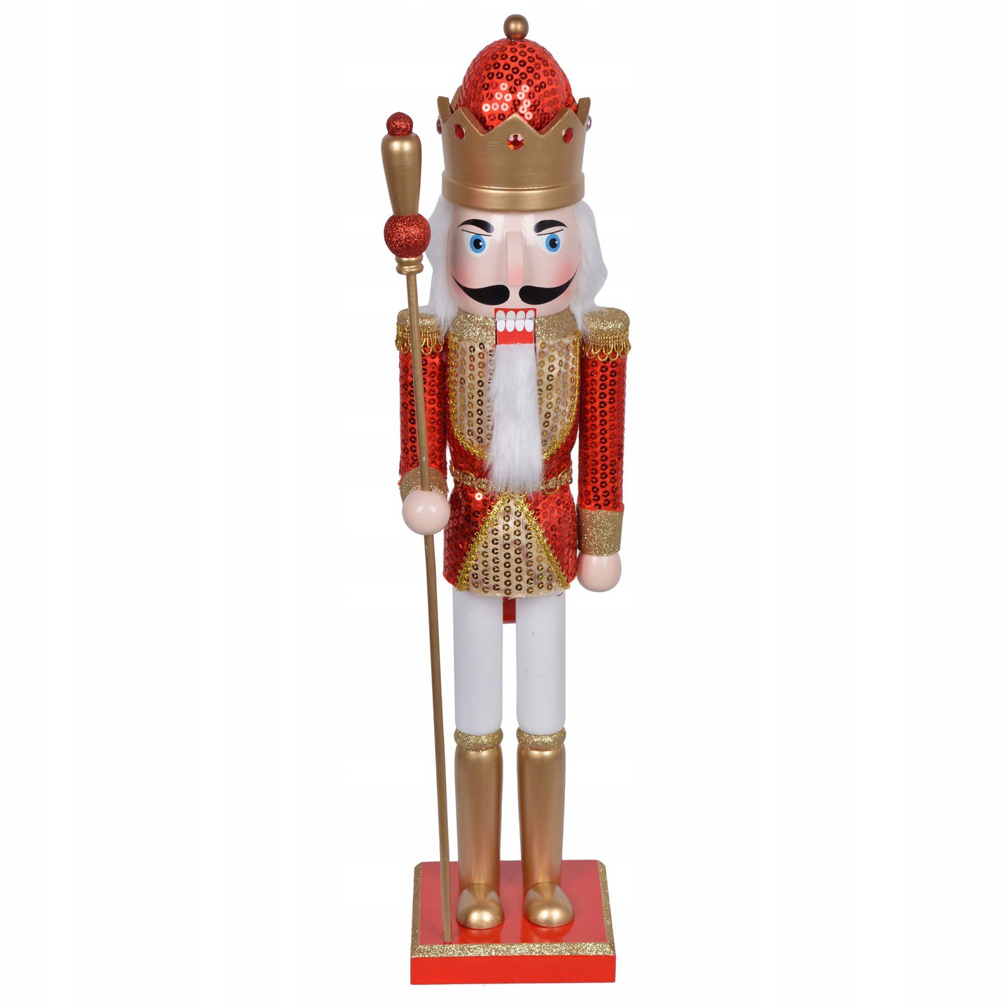 DZIADEK DO ORZECHÓW DEKORACJA FIGURKA ŚWIĄTECZNA NA PREZENT POD CHOINKĘ