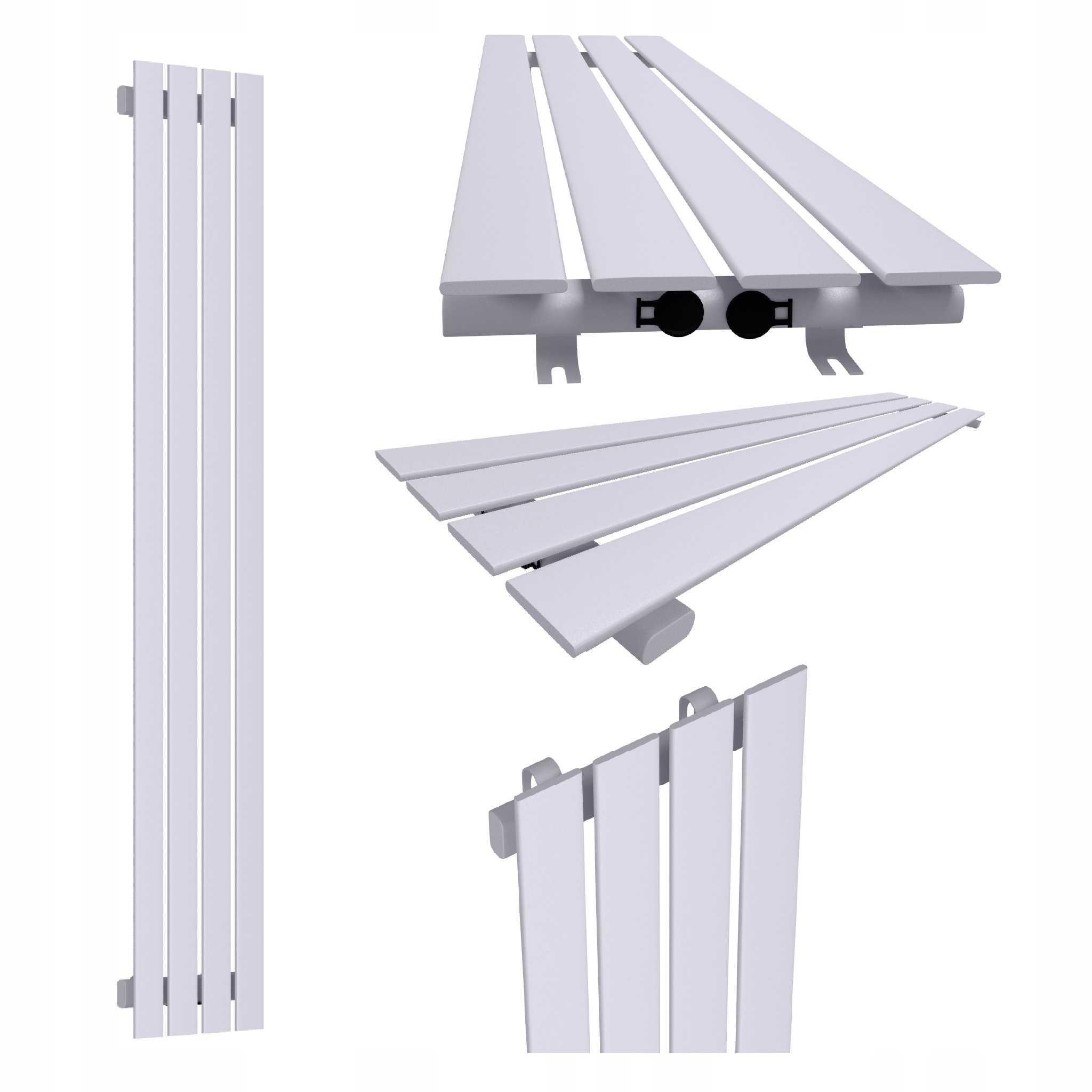 Dekorativní Radiátor Belloslim 160x30 Šedý Str