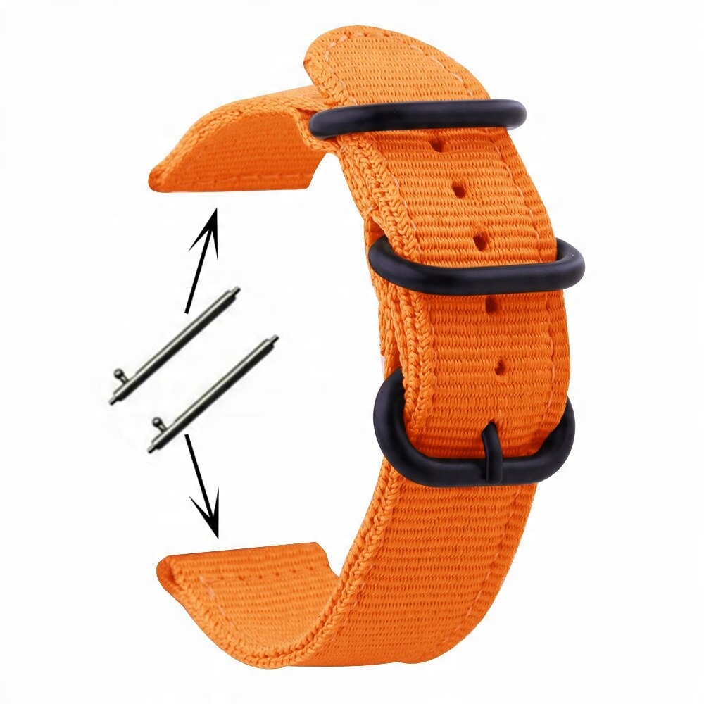 

Pasek Do Smartwatch – Parciany 22MM Pomarańczowy