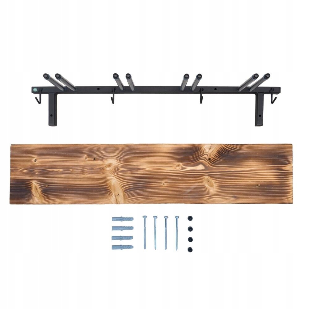 UCHWYT ŚCIENNY WIESZAK S3 Z DESKĄ NA 4 PARY NART Kod producenta N3