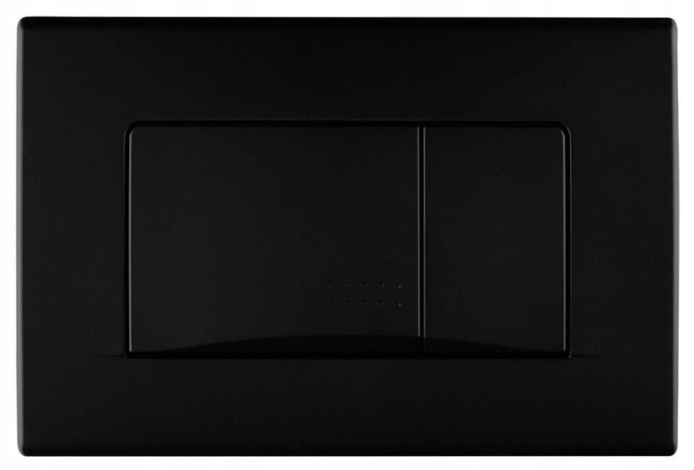 Przycisk Spłukujący Dots Duo Czarny Mat Do Systemó Wc 189 I 198 Schwab