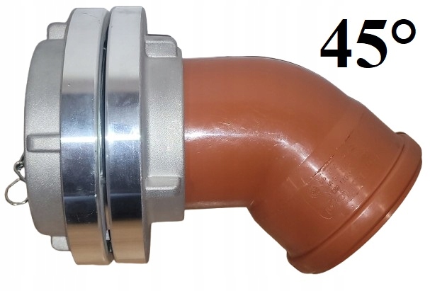 Rychlospojka pro septik 110 s kolenem 45 st