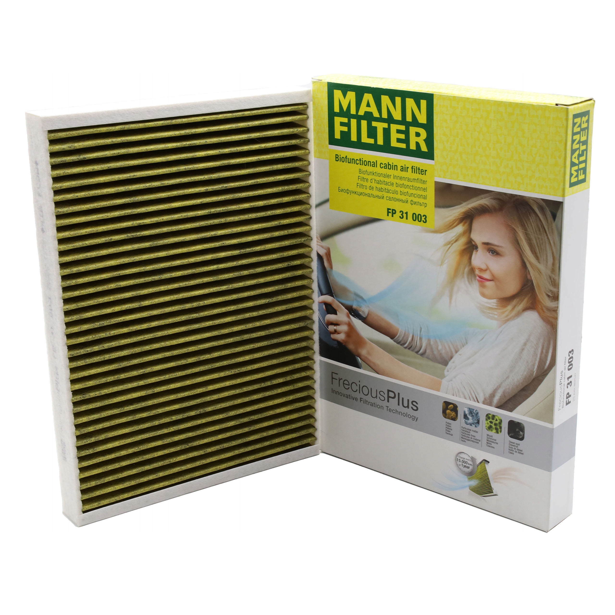 31 003 - Антибактериальный салонный фильтр MANN FP31003