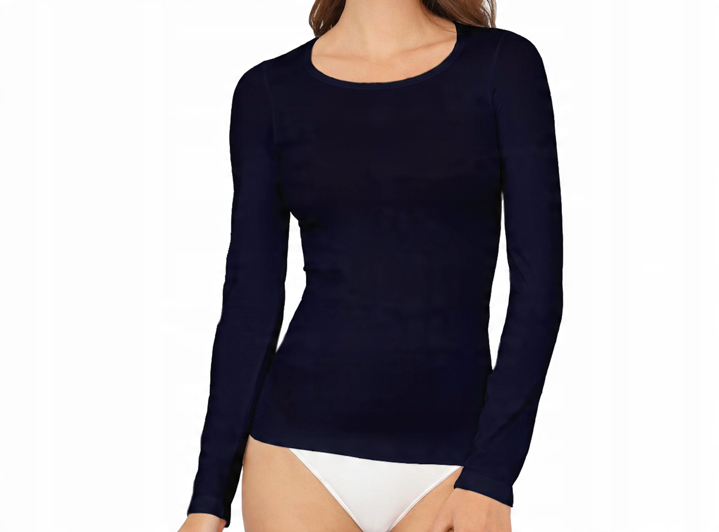 

Bluzka Gatta T-shirt L deep navy długi rękaw, S