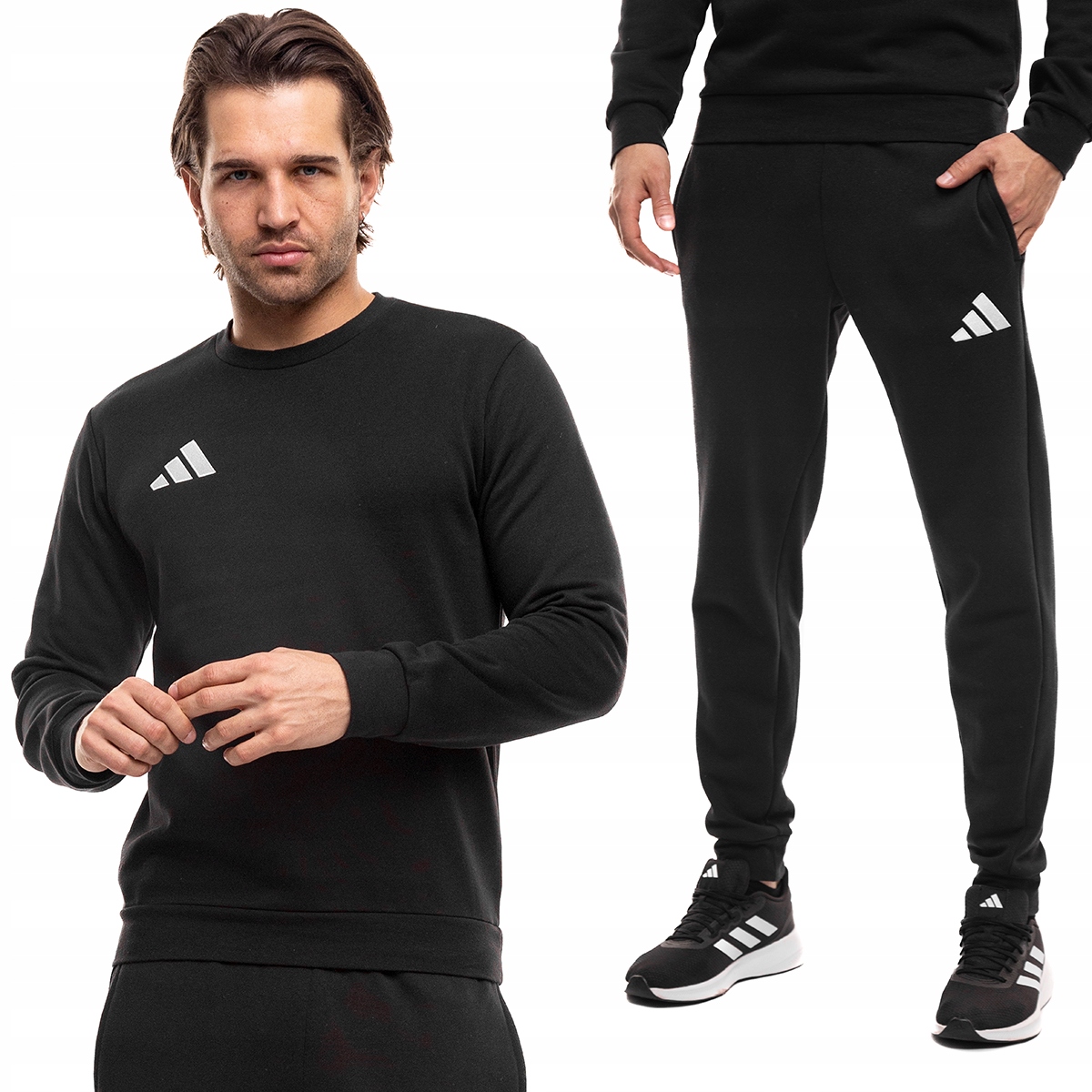 Teplákovka Pánský komplet adidas Entrada 26 Sportovní set Mikina Kalhoty vel S