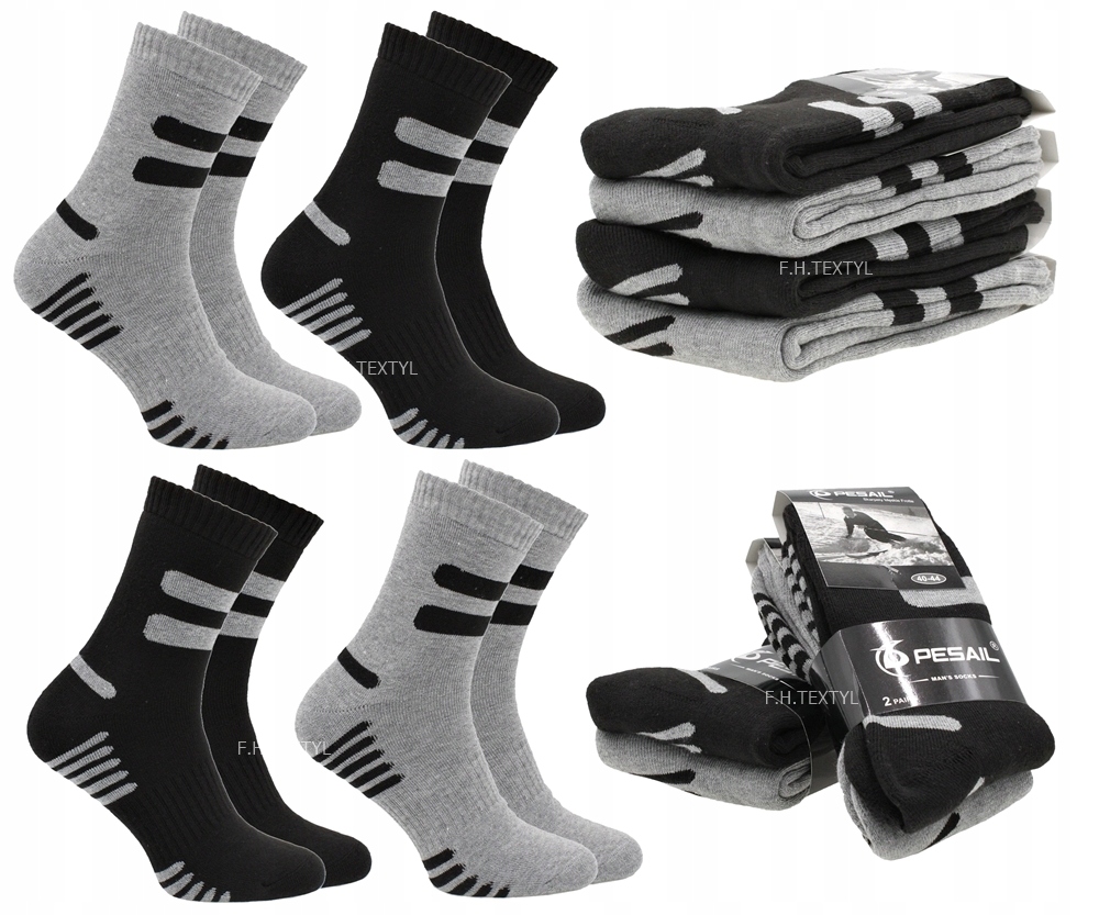 

4x Grube skarpety Thermo Bawełniane Premium