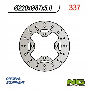 Ng Brzdový Kotúč Zadný Cagiva Raptor 650/1000 (220X87X5) (4X10,5MM)