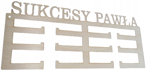 

Wieszak na medale Sukcesy Twoje Imię