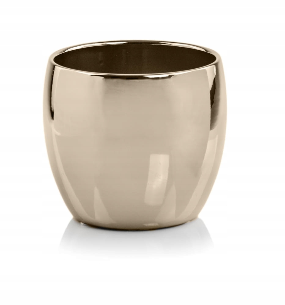

Osłonka Doniczka Ceramiczna Złota