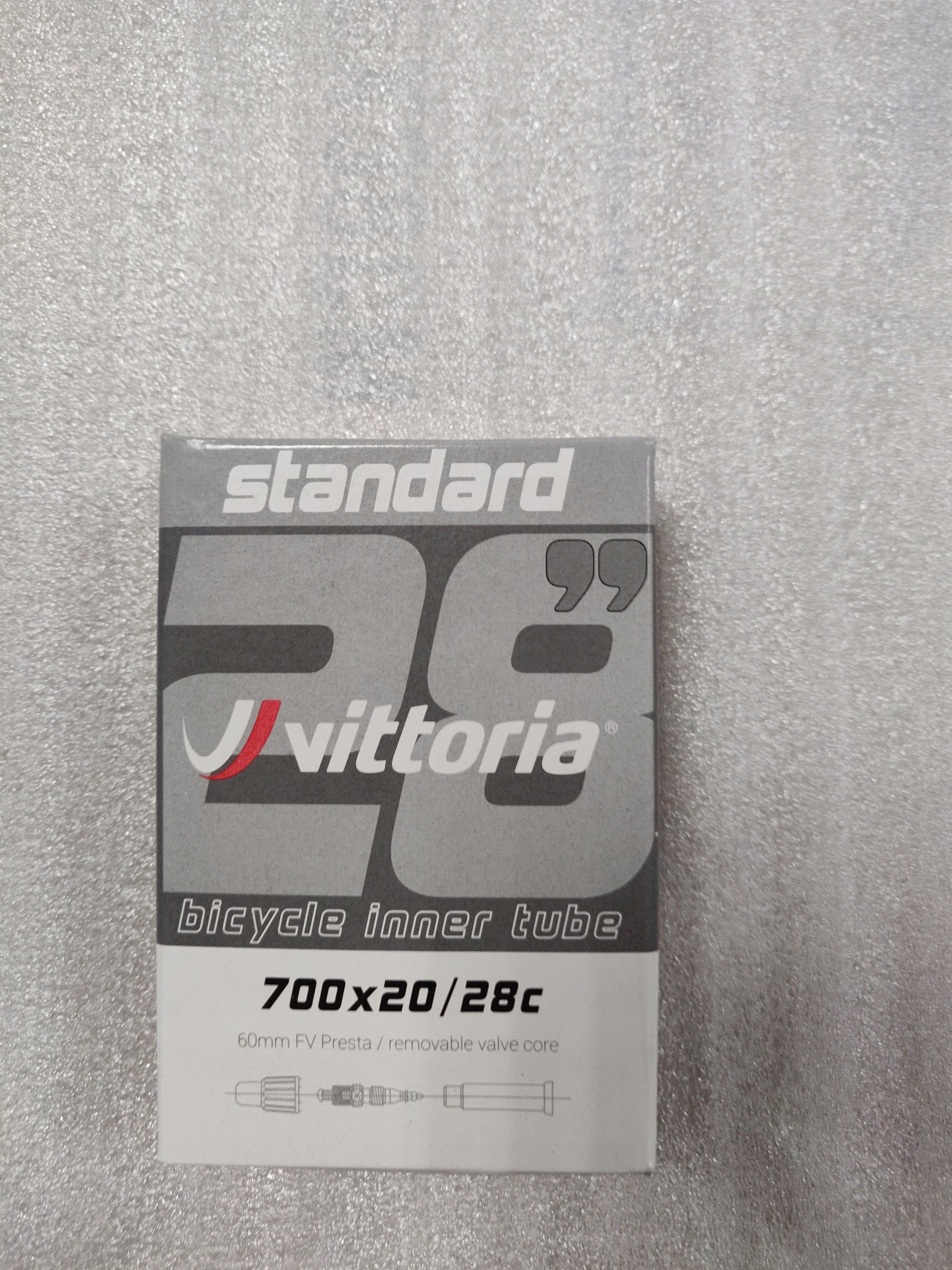

Dętka szosa Vittoria 700x20/28c presta 60mm