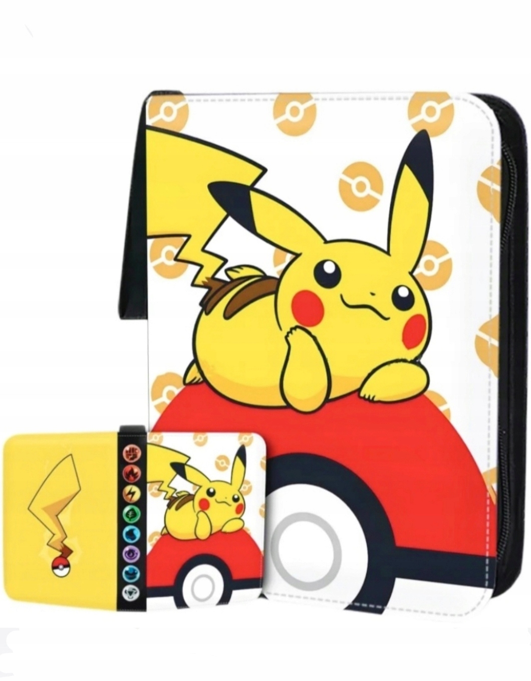 DUŻY ALBUM NA KARTY POKEMON ALBUM KLASER PIKACHU SEGREGATOR NA 400 KART!