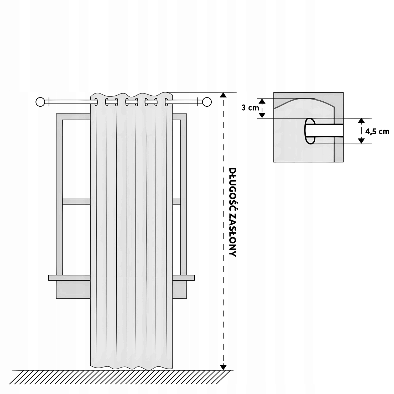 ZASŁONA NORD 140x220 WELUROWE KÓŁKA PRZELOTKI Kod producenta 132