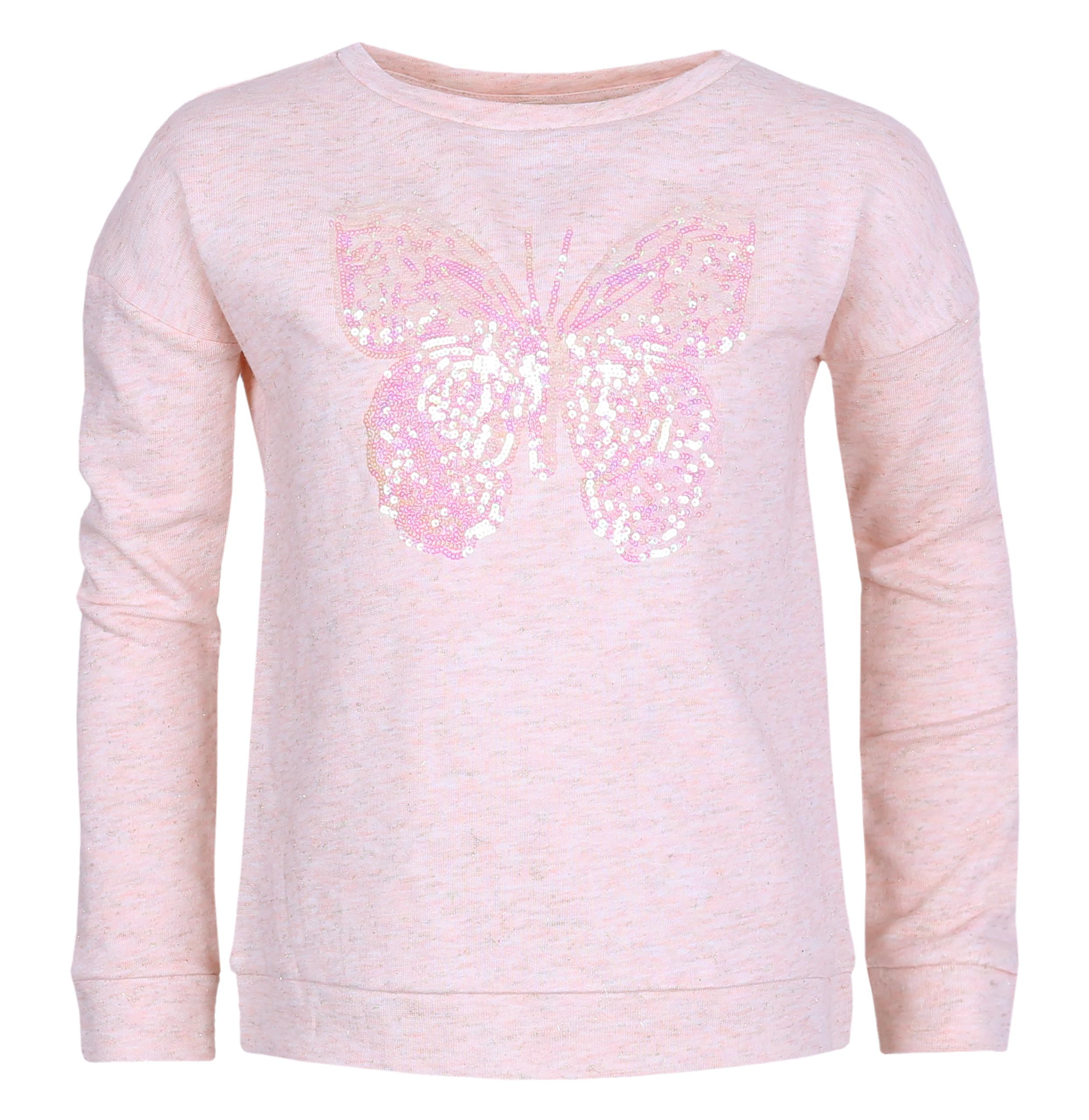 

Pudrowa bluza z motylem Yd Primark 5-6 lat 116 cm