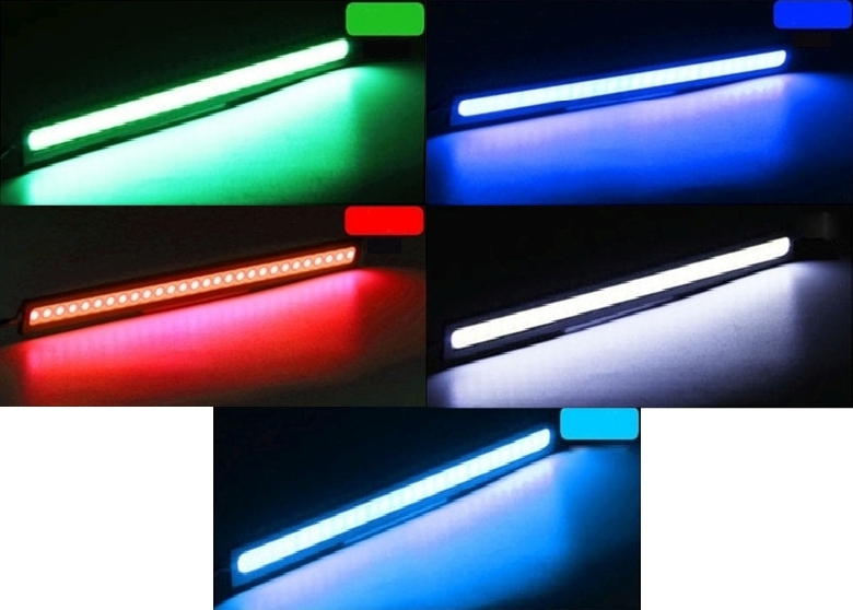 OŚWIETLENIE LED WNĘTRZA BAGAŻNIKA SCHOWKA KABINY PAKI 2X PASEK 17CM 12V