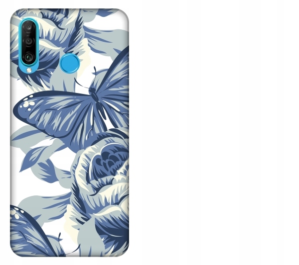 

Etui pokrowiec Huawei P30 Lite Floral kwiaty motyl