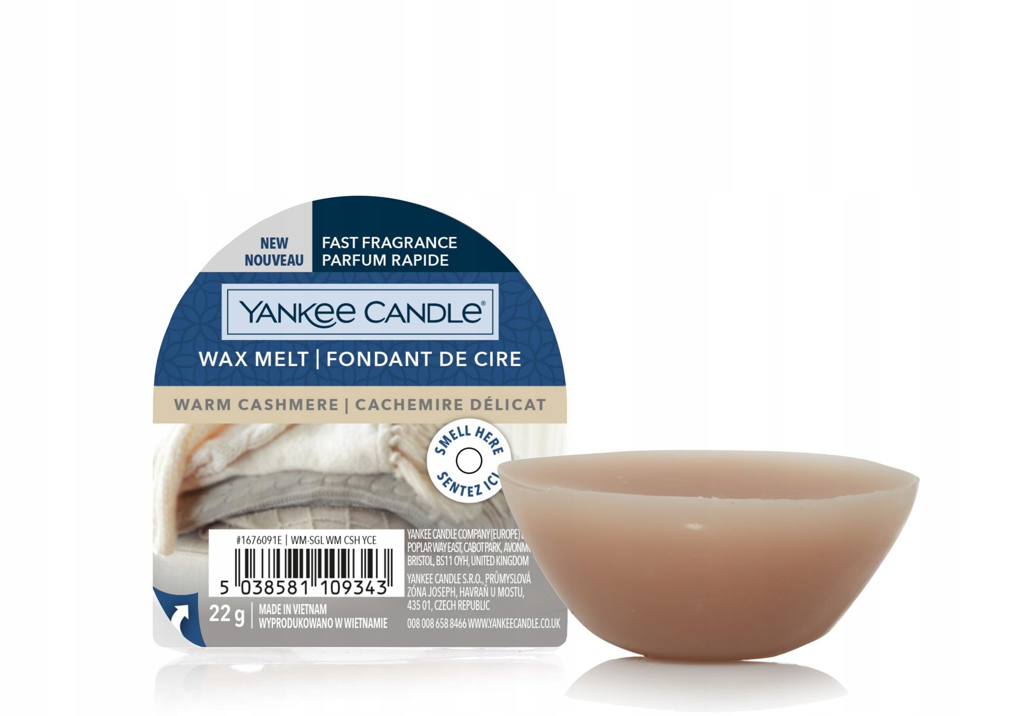 

Yankee Candle wosk Warm Cashmere