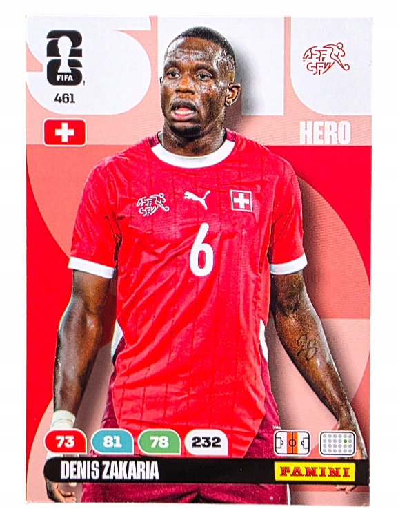 Karty Piłkarskie Panini Fifa World Cup 2026 Hero Szwajcaria 461 Zakaria