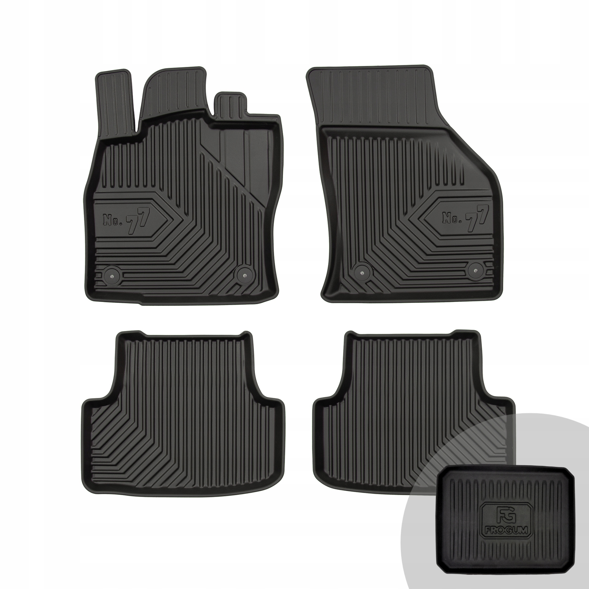 Frogum Koberce do auta pro Seat Leon III, pro Vw Golf VII