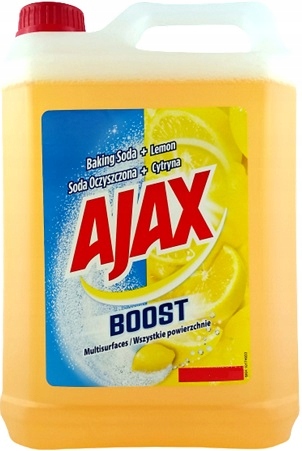 

Ajax Boost Soda Oczyszczona Cytryna płyn 5L