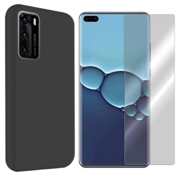 

Etui Do Huawei P40 Pokrowiec Obudowa Velvet +szkło
