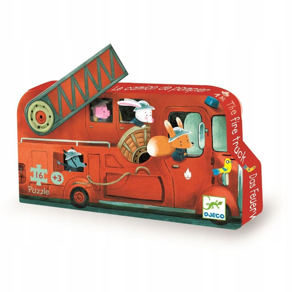 

Djeco 07269 Puzzle W Pudełku Straż Pożarna