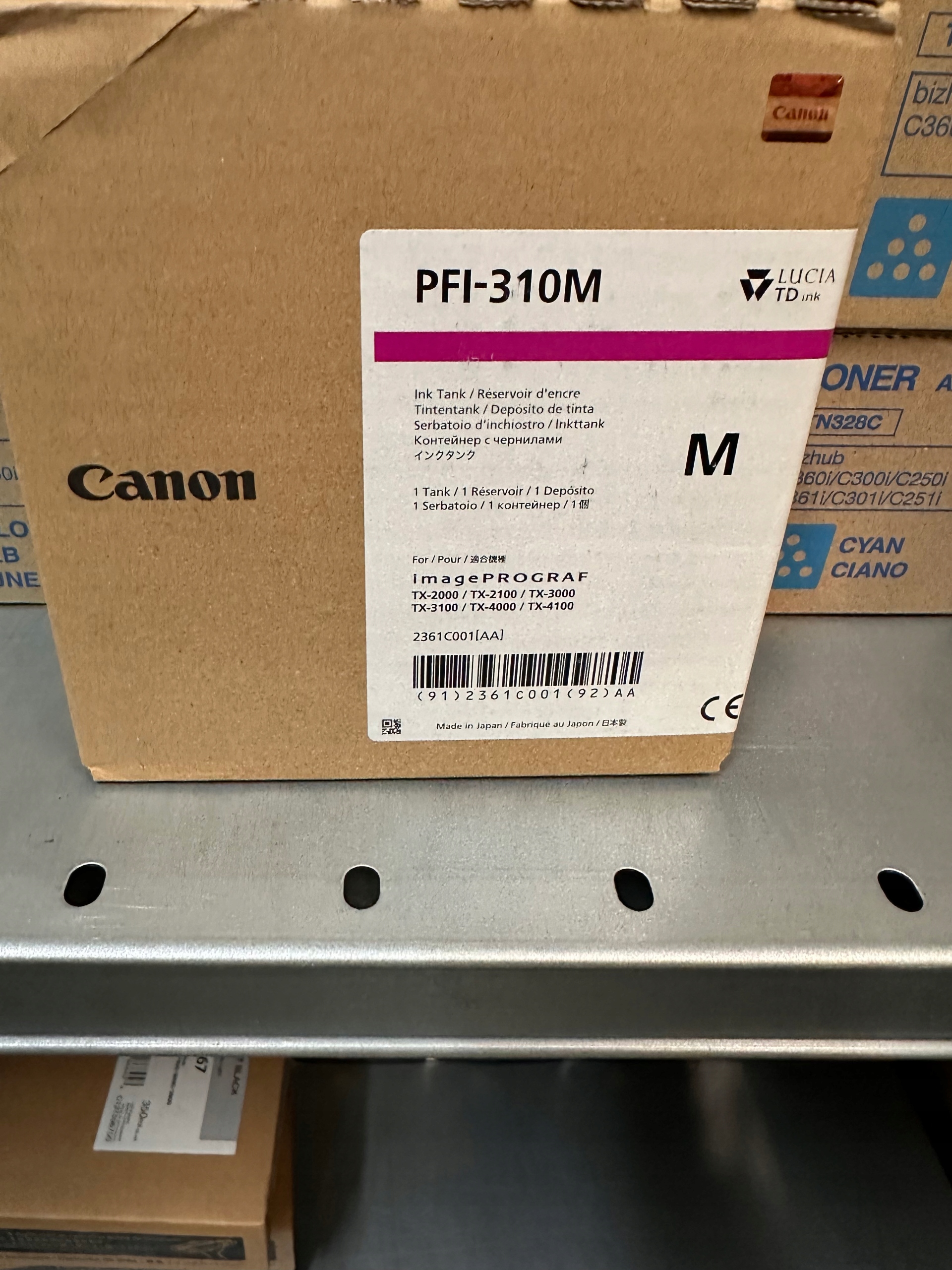 Inkoust Canon PFI-310 M 2361C001 Originál pro Imageprograf TX-3000 Series