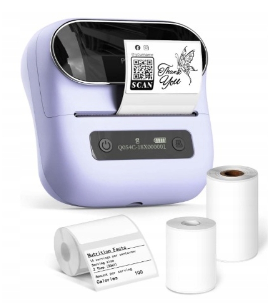 Phomemo M220 mini drukarka termiczna samoprzylepnych etykiet naklejek 80mm