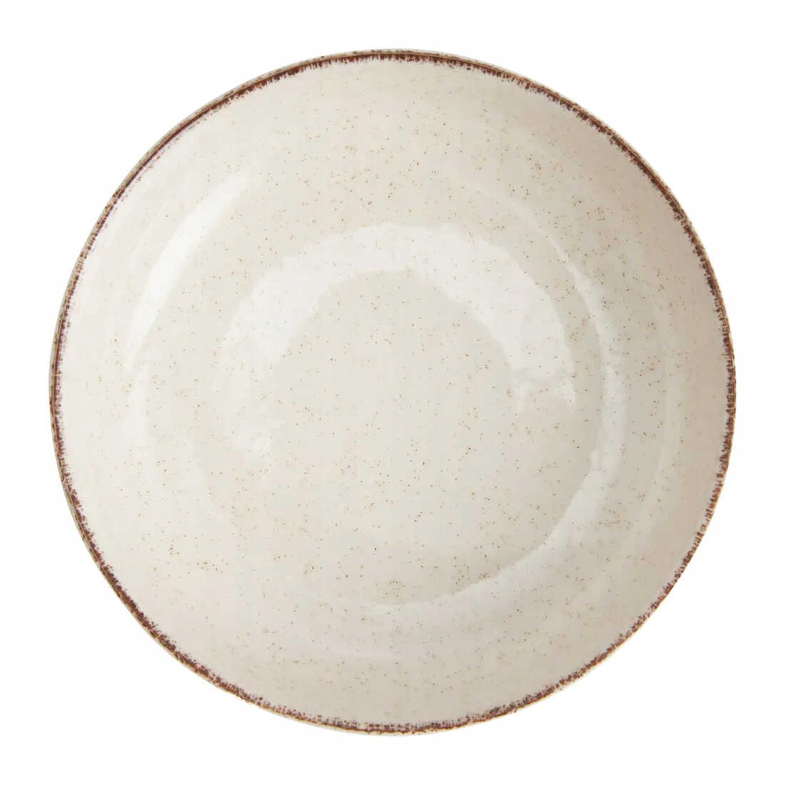 TALERZ MISKA DO ZUPY BEŻOWY CRAFT AMBITION 20 CM Kolor odcienie brązu i beżu